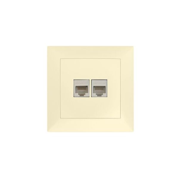 ΠΡΙΖΑ DATA ΔΙΠΛΗ RJ45+RJ45 CAT.6 ΠΛΗΡΗΣ ΜΠΕΖ