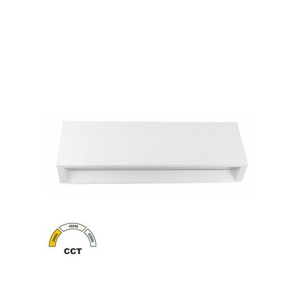 LED ΦΩΤΙΣ.PC ΕΠΙΤΟΙΧΟ ΕΜΜΕΣ. ΚΥΡΤΟ ΟΡΘΟΓ. 4W CCT IP65 ΛΕΥΚΟ