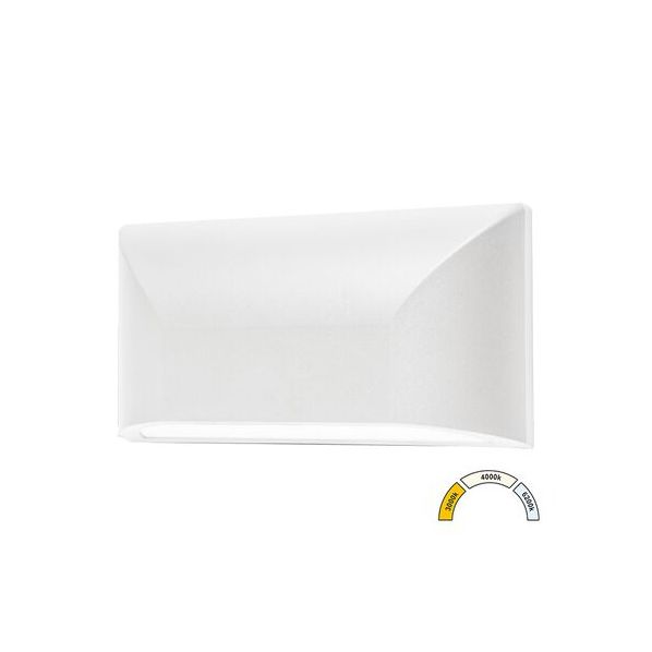 LED ΦΩΤΙΣΤΙΚΟ PC ΕΠΙΤ.ΟΒΑΛ ΜΟΝΗΣ ΚΑΤΕΥΘ.6W CCT IP65 ΛΕΥΚO