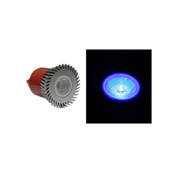 LED ΛΑΜΠΑ ΙΣΧΥΟΣ MR16 3W 230V 1 Led 30° ΜΠΛΕ