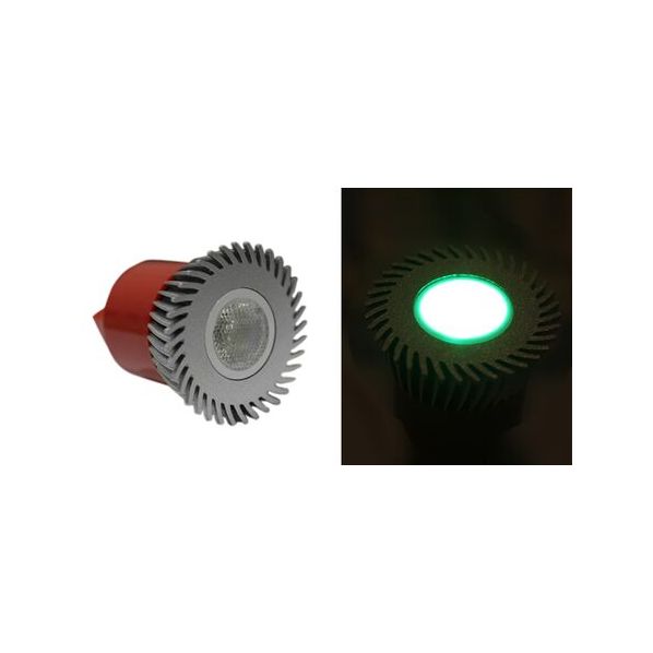 LED ΛΑΜΠΑ ΙΣΧΥΟΣ MR16 3W 230V 1 Led 30° ΠΡΑΣΙΝΗ