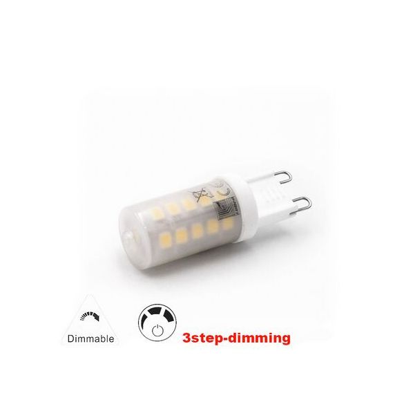 LED ΛΑΜΠΑ SMD ΚΕΡΑΜΙΚΟ G9 3.5W ΜΑΤ ΝΤΙΜΑΡ.3 ΕΠΙΠΕΔΩΝ ΛΕΥΚΟ