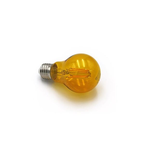 LED ΛΑΜΠΑ COG ΑΧΛΑΔΙ Ε27 6W 230V ΠΟΡΤΟΚΑΛΙ