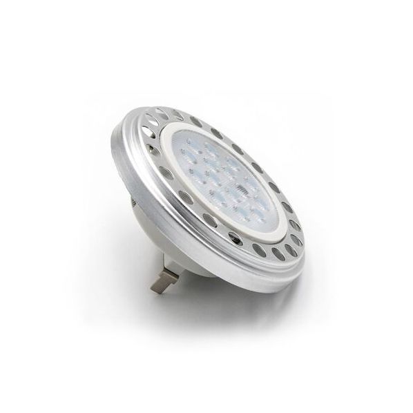 LED ΛΑΜΠΑ ΑΛΟΥΜΙΝΙΟΥ AR111 15W 12VAC/DC 24° 4000Κ ΛΕΥΚΟ