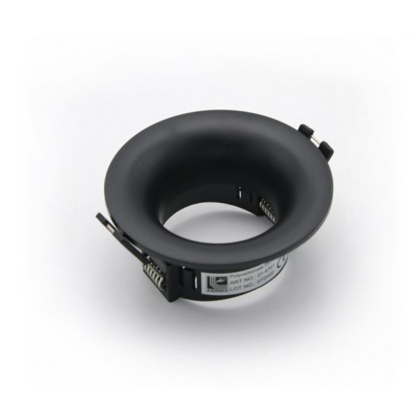 ΣΠΟΤ ΠΟΛΥΚΑΡΜΠ.ΣΤΡΟΓΓ. ΚΟΙΛΟ ΒΑΘΥ ΣΤΑΘΕΡΟ ΜΑΥΡΟ ΝΤΟΥΙ GU10