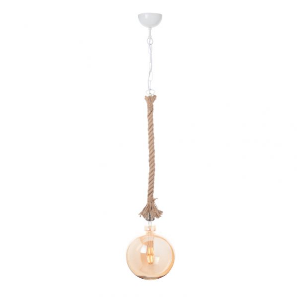 ΚΡΕΜΑΣΤΟ Φ/Σ 1ΧΕ27 ΛΕΥΚΟ ΜΕΤΑΛ+ΣΧΟΙΝ ΜΟΝΗ ΠΛΕΞ+ΑΛΥΣΙΔ H100CM