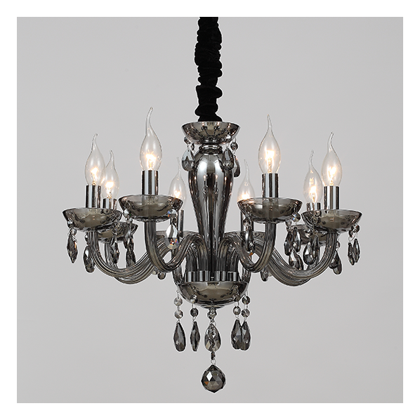 ΚΡΕΜΑΣΤΟ Φ/Σ 8ΧΕ14 ΦΙΜΕ ΚΡΥΣΤΑΛΛΟ+ΧΡΩΜΙΟ ΜΕΤΑΛΛΟ Φ49ΧΗ168CM TULIA