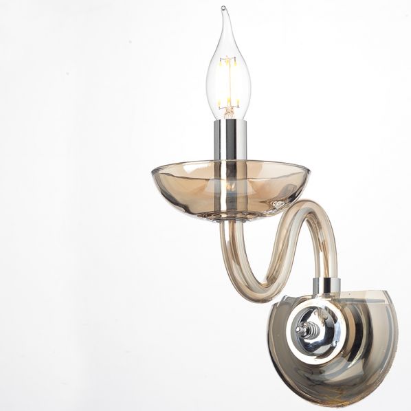 ΕΠΙΤΟΙΧΟ Φ/Σ 1ΧΕ14 COGNAC ΚΡΥΣΤΑΛΛΟ+ΧΡΩΜΙΟ ΜΕΤΑΛΛΟ 22X30CM LUNARIA