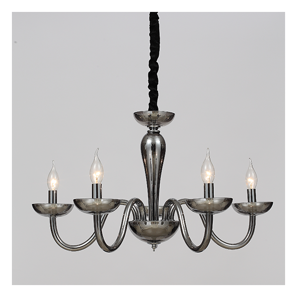 ΚΡΕΜΑΣΤΟ Φ/Σ 5ΧΕ14 ΦΙΜΕ ΚΡΥΣΤΑΛΛΟ+ΧΡΩΜΙΟ ΜΕΤΑΛΛΟ Φ69ΧΗ168CM LUNARIA