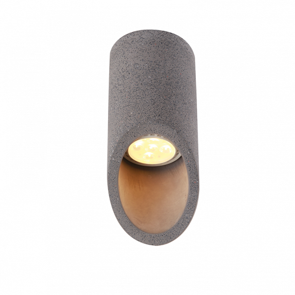 ΕΠΙΤΟΙΧΟ Φ/Σ 1ΧGU10 ΜΑΥΡΟ ΤΣΙΜΕΝΤΟ D7XH16CM FALTSO