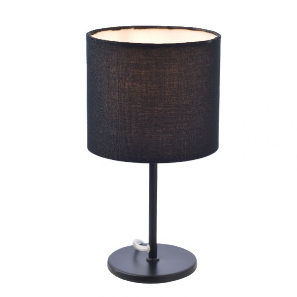 ΠΟΡΤΑΤΙΦ ΥΦΑΣΜΑ ΜΑΥΡΟ 1X40W E14 H28CM ARIOSO