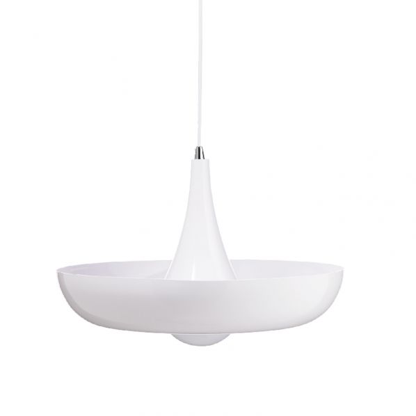 ΚΡΕΜΑΣΤΟ Φ/Σ 1ΧΕ27 ΜΕΤΑΛΛΙΚΟ ΛΕΥΚΟ Φ40ΧΗ120CM SOBRERO