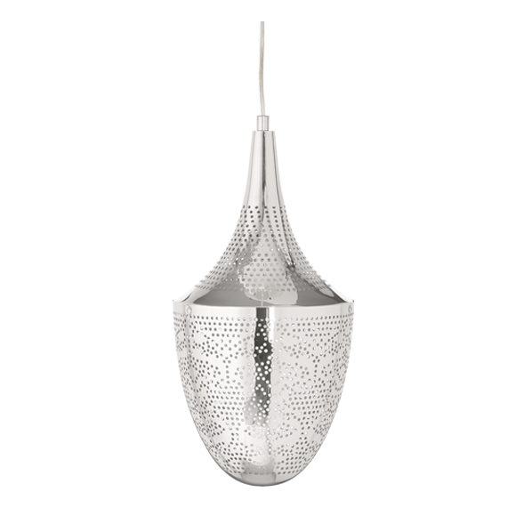 ΚΡΕΜΑΣΤΟ Φ/Σ 1ΧΕ27 ΜΕΤΑΛΛΙΚΟ ΧΡΩΜΙΟ Φ23ΧΗ43Χ160CM PLEIADES