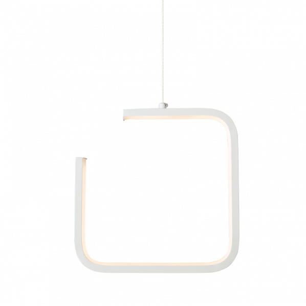 ΚΡΕΜΑΣΤΟ Φ/Σ LED 8W 3000K 780LM ΛΕΥΚΟ ΜΕΤΑΛΛΙΚΟ 22X11XH129CM EUCLID1