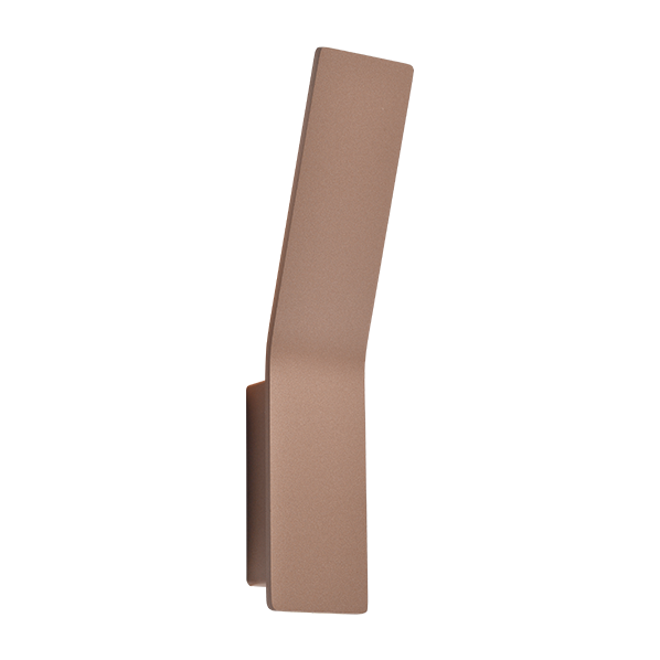 ΕΠΙΤΟΙΧΟ Φ/Σ LED 6W 3000K ΑΛΟΥΜΙΝΙΟ ΧΡΥΣΟ 33,5X7X10CM ZEN