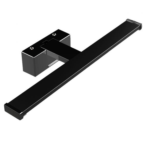 ΦΩΤΙΣΤΙΚΟ LED ΛΟΥΤΡΟΥ ΑΛΟΥΜΙΝΙΟΥ 60cm 12W IP44 4000K ΜΑΥΡΟ