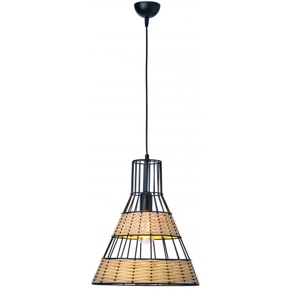 ΦΩΤΙΣΤΙΚΟ ΜΟΝΟΦΩΤΟ ΜΕΤΑΛΛΟ/ΡΑΤΑΝ Ε27 Φ35