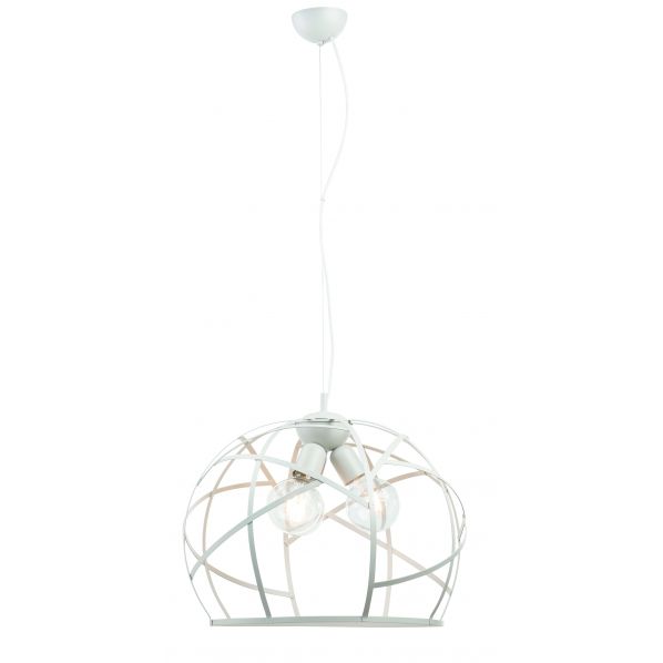 ΦΩΤΙΣΤΙΚΟ ΠΛΕΓΜΑ ΜΕΤΑΛΛΟ ΛΕΥΚΟ Ε27 Φ50 3Φ