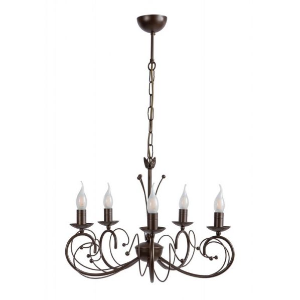 ΦΩΤΙΣΤΙΚΟ ΠΟΛΥΦΩΤΟ 5Φ ΜΕΤΑΛΛΟ ΚΑΦΕ Ε14