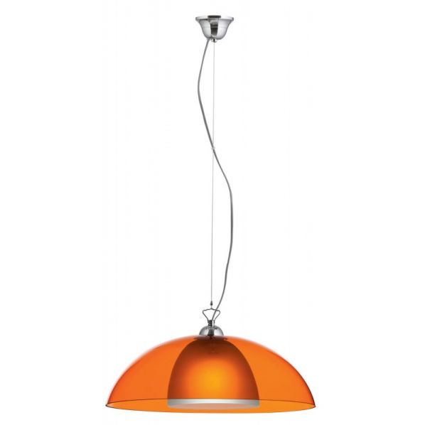 ΦΩΤΙΣΤΙΚΟ ΜΟΝΟΦΩΤΟ PLEXIGLASS/ΓΥΑΛΙ ΠΟΡΤΟΚΑΛΙ ΔΙΑΦΑΝΟ  Φ40