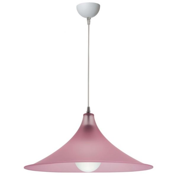 ΦΩΤΙΣΤΙΚΟ ΜΟΝΟΦΩΤΟ PLEXIGLASS ΡΟΖ ΣΑΤΙΝΕ Ε27 Φ40