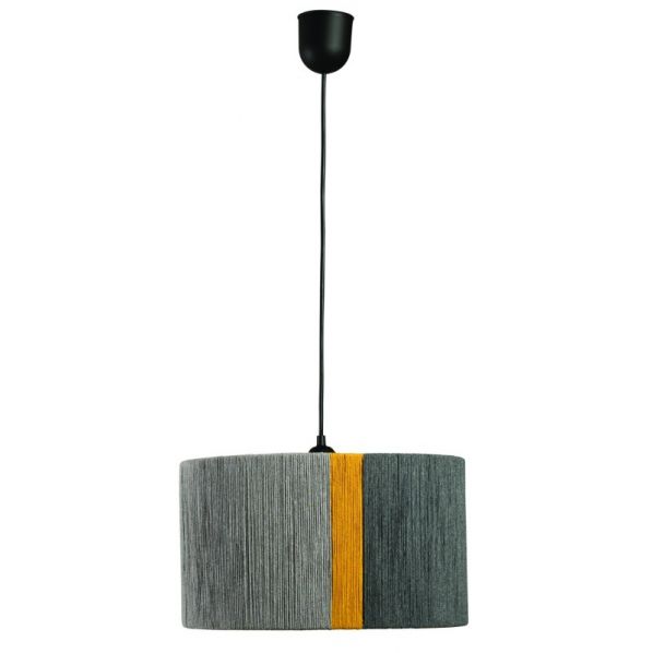 ΦΩΤΙΣΤΙΚΟ ΜΟΝΟΦΩΤΟ ΣΧΟΙΝΙ ΓΚΡΙ/ΚΙΤΡΙΝΟ Ε27 Φ35