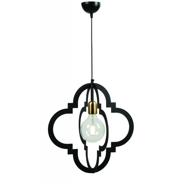 ΦΩΤΙΣΤΙΚΟ ΜΟΝΟΦΩΤΟ ΜΕΤΑΛΛΟ ΜΑΥΡΟ Ε27 Φ45