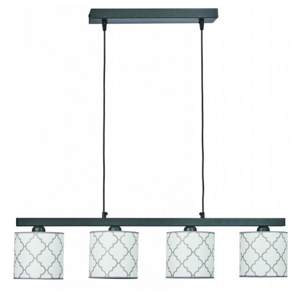 ΦΩΤΙΣΤΙΚΟ ΠΟΛΥΦΩΤΟ 4Φ ΜΕΤΑΛΛΟ/ΑΜΠΑΖΟΥΡ ΛΕΥΚΟ Ε27