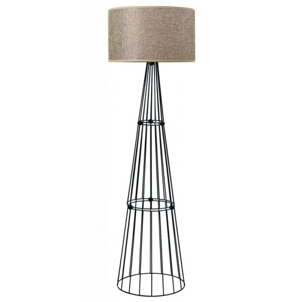 ΦΩΤΙΣΤΙΚΟ ΔΑΠΕΔΟΥ ΜΕΤΑΛΛΟ ΜΑΥΡΟ ΑΜΠΑΖΟΥΡ ΜΟΚΑ  Ε27