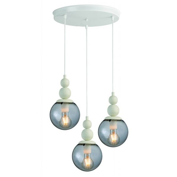 ΦΩΤΙΣΤΙΚΟ ΠΟΛΥΦΩΤΟ 3Φ ΜΕΤΑΛΛΟ/ΓΥΑΛΙ Ε27