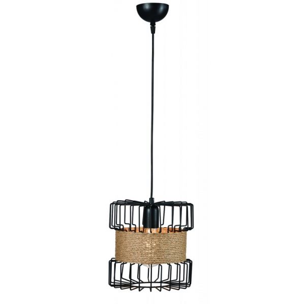 ΦΩΤΙΣΤΙΚΟ ΜΟΝΟΦΩΤΟ ΜΕΤΑΛΛΟ ΜΑΥΡΟ/ΣΧΟΙΝΙ Ε27 Φ28