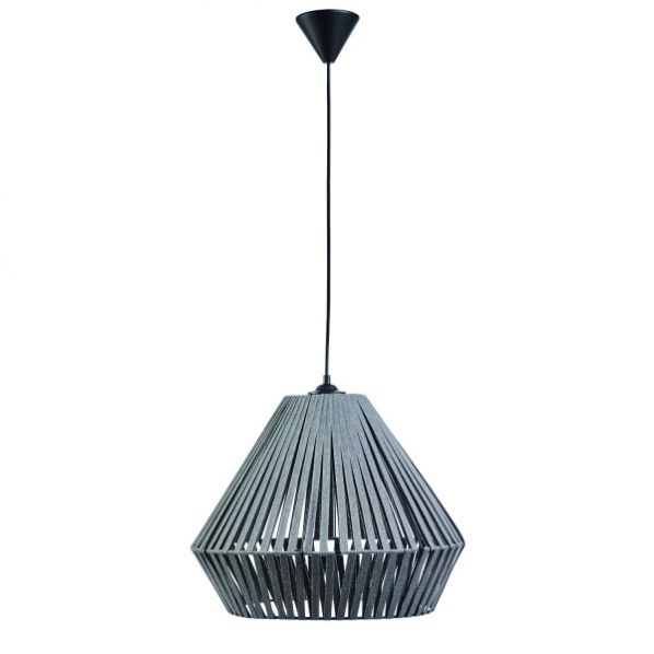 ΦΩΤΙΣΤΙΚΟ ΜΟΝΟΦΩΤΟ ΥΦΑΣΜΑ  ΓΚΡΙ Ε27 Φ40