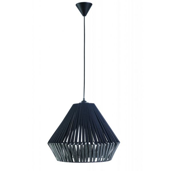 ΦΩΤΙΣΤΙΚΟ ΜΟΝΟΦΩΤΟ ΥΦΑΣΜΑ  ΜΑΥΡΟ/ΓΚΡΙ Ε27 Φ40