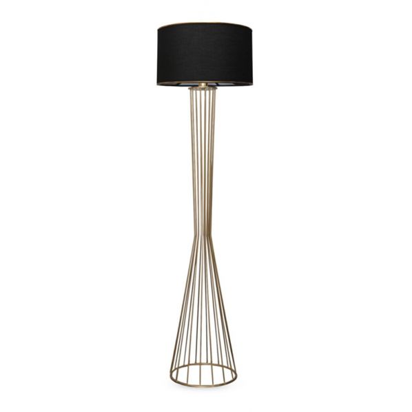 ΦΩΤΙΣΤΙΚΟ ΔΑΠΕΔΟΥ CLARKE MEGAPAP ΜΕΤΑΛΛΟ/ΥΦΑΣΜΑ ΧΡΩΜΑ ΧΡΥΣΟ/ΜΑΥΡΟ 38X21X155ΕΚ.