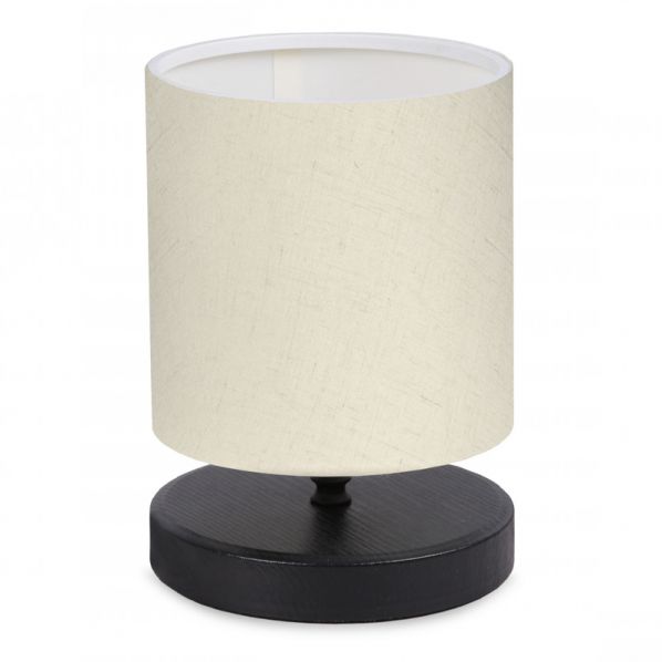 ΦΩΤΙΣΤΙΚΟ ΕΠΙΤΡΑΠΕΖΙΟ HASSARD MEGAPAP ΥΦΑΣΜΑ/MDF ΧΡΩΜΑ ΚΡΕΜ/ΜΑΥΡΟ 15X16X22ΕΚ.