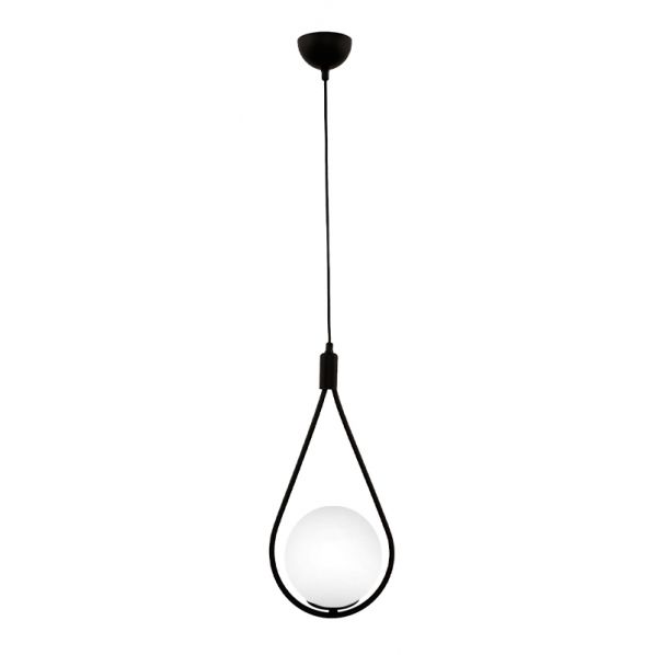 ΦΩΤΙΣΤΙΚΟ ΟΡΟΦΗΣ SHEMESH MEGAPAP E27 ΜΕΤΑΛΛΙΚΟ ΜΟΝΟΦΩΤΟ ΧΡΩΜΑ ΜΑΥΡΟ 20X20X85ΕΚ.