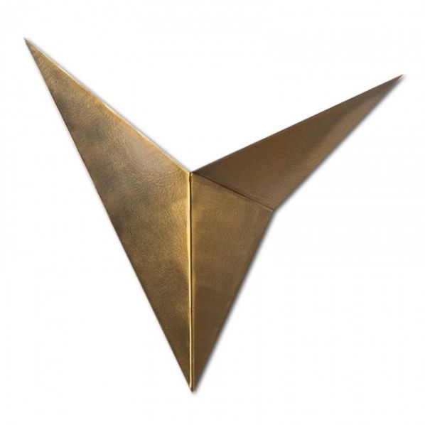 ΑΠΛΙΚΑ ΤΟΙΧΟΥ BIRD MEGAPAP ΜΕΤΑΛΛΙΚΗ ΧΡΩΜΑ ΧΡΥΣΟ VINTAGE 34X5X34ΕΚ.