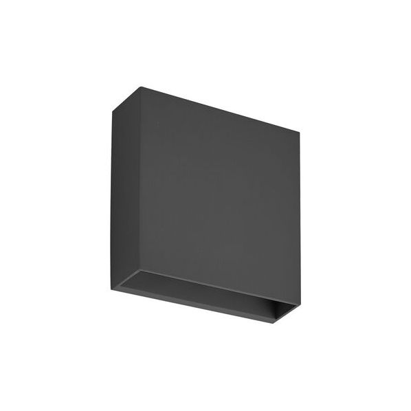 LED ΦΩΤΙΣΤ PC ΤΕΤΡΑΓΩΝΟ ΔΙΠΛΗΣ ΚΑΤΕΥΘ 6W 3000Κ IP65 ΓΡΑΦΙΤΗΣ