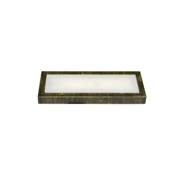 LED ΦΩΤΙΣΤ.ΑΛΟΥΜΙΝΙΟΥ ΕΠΙΤΟΙΧΟ ΟΡΘΟΓΩΝΙΟ 1.3W ΨΥΧΡΟ ΡΟΥΣΤΙΚ