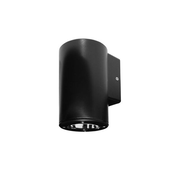 ΣΠΟΤ PC ΕΠΙΤΟΙΧΟ ΜΟΝΗΣ ΚΑΤΕΥΘ/ΗΣ Φ90 1 ΝΤΟΥΙ GU10 IP54 ΜΑΥΡΟ