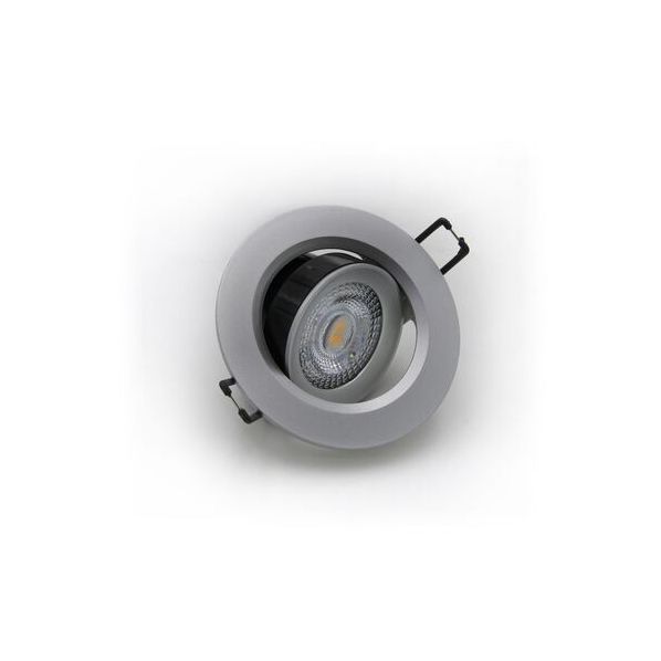 LED SPOT ΨΕΥΔΟΡ.ΠΛΑΣΤΙΚΟ ΣΤΡΟΓΓΥΛΟ ΛΕΠΤΟ 7W 6300K 38' ΑΣΗΜΙ