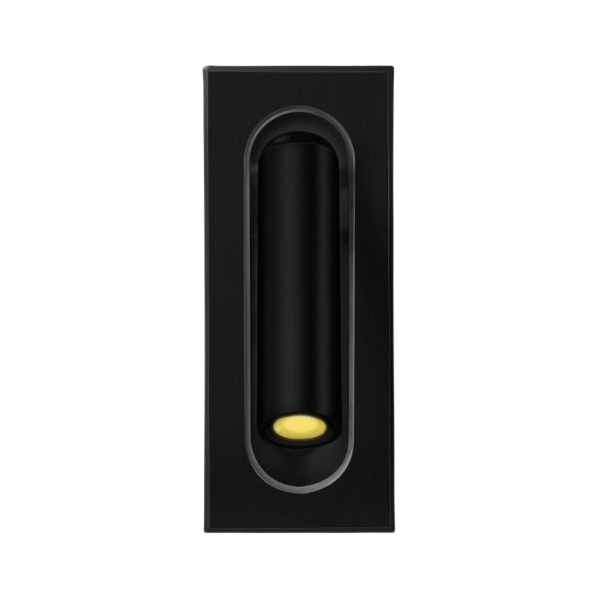 ΑΠΛΙΚΑ ΤΟΙΧΟΥ ΧΩΝΕΥΤΗ LED 3W 3000Κ Α170 ΜΑΥΡΗ