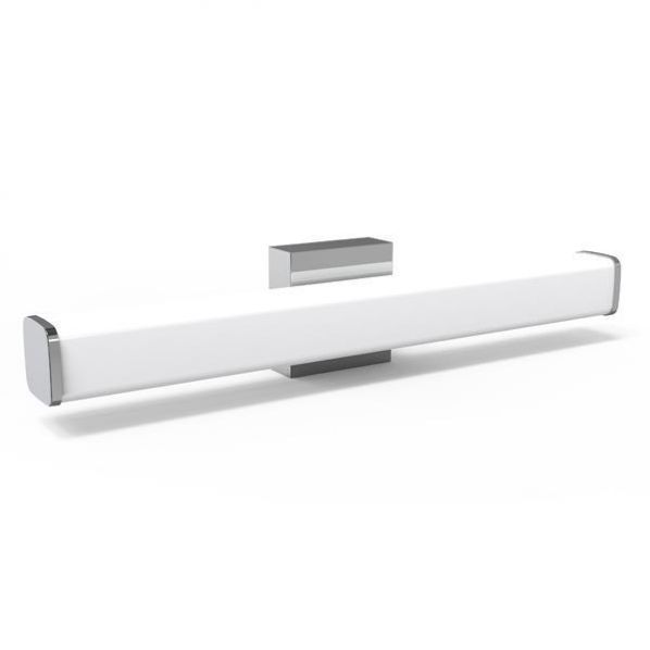 ΑΠΛΙΚΑ ΜΠΑΝΙΟΥ ΤΕΤΡΑΓΩΝΗ 15W 3CCT 600MM  IP44 ΝΙΚΕΛ