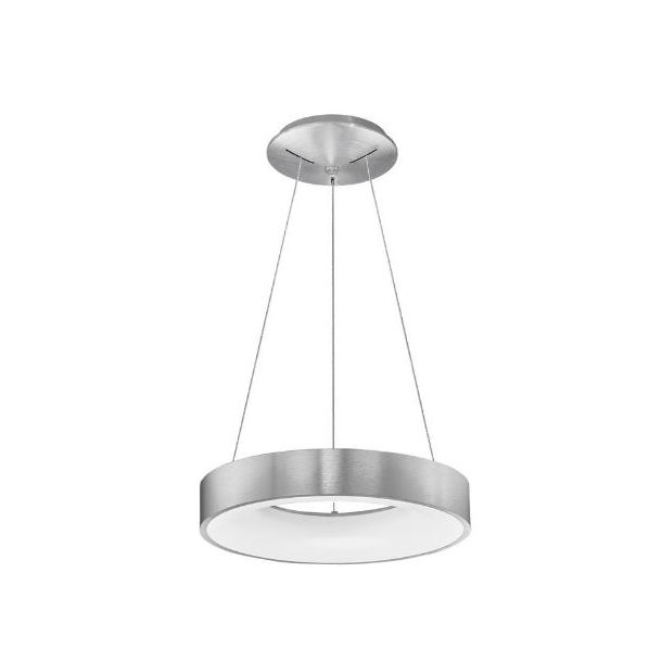 RANDO THIN BRUSHED SILVER ALUMINIUM & ACRYLIC LED 30 WATT 230 VOLT 1950LM 3000K IP20 D: 38 H: 120 CM