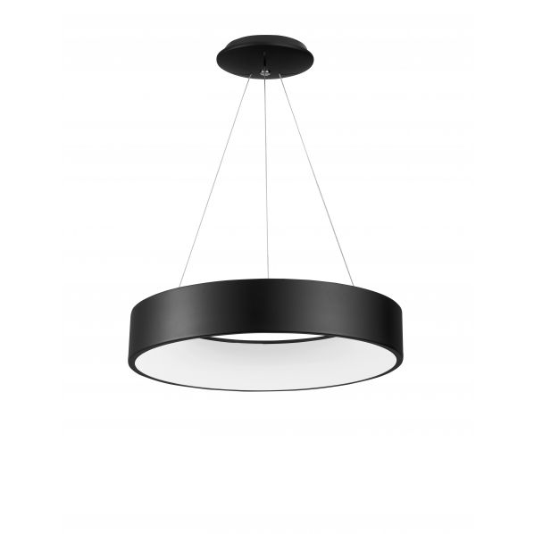 RANDO BLACK ALUMINIUM & ACRYLIC LED 42 WATT 230 VOLT 2520LM 3000K IP20 D: 60 H: 120 CM