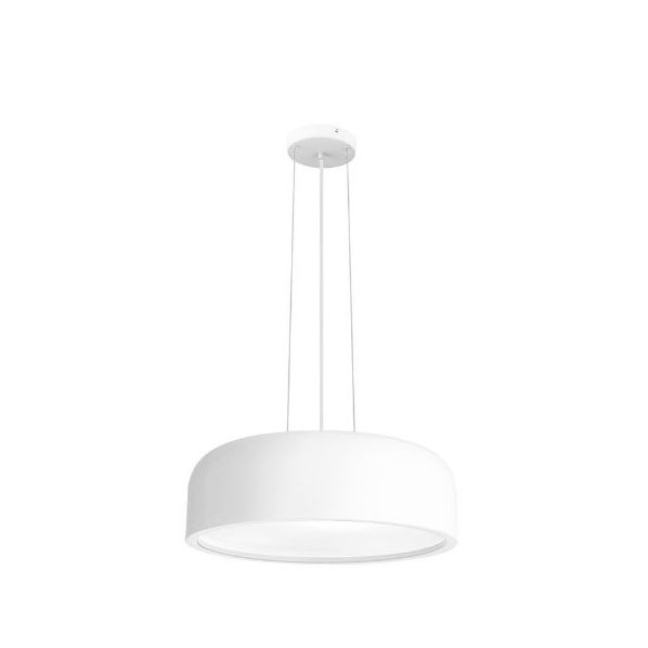 PERLETO METAL & ACRYLIC DIFFUSER MATT WHITE OUTSIDE LED E27 3X10W IP20 BULB EXCLUDED  D: 48 H: 133 CM