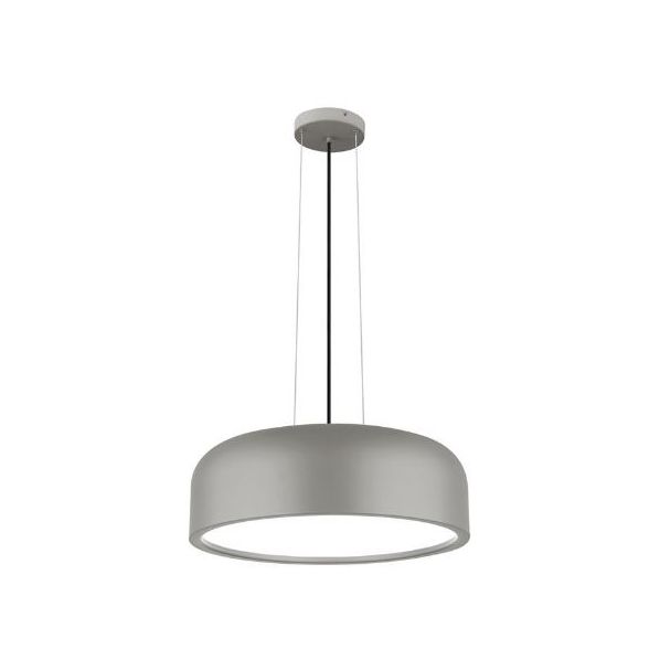 PERLETO METAL & ACRYLIC DIFFUSER MATT GRAY OUTSIDE LED E27 3X10W BULB EXCLUDED D:48 H1: 15 H2: 133CM