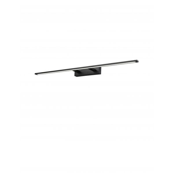 LIVIA SANDY BLACK ALUMINUM & ACRYLIC LED 30 WATT 230 VOLT 2422LM 3000K IP44 L: 96 W: 14 H: 6 CM