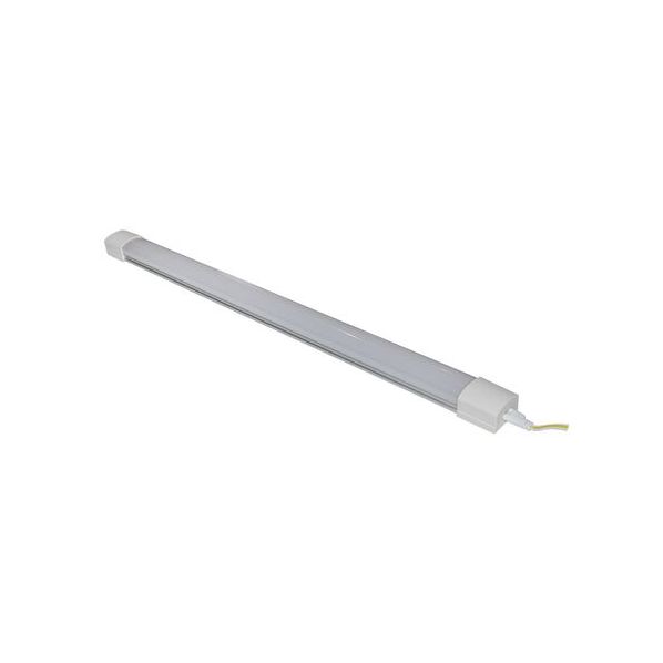 LED ΦΩΤΙΣΤΙΚΟ ΑΛΟΥΜΙΝΙΟΥ 60cm 18W ΛΕΥΚΟ ΜΕ ΑΣΗΜΙ ΒΑΣΗ 4000K