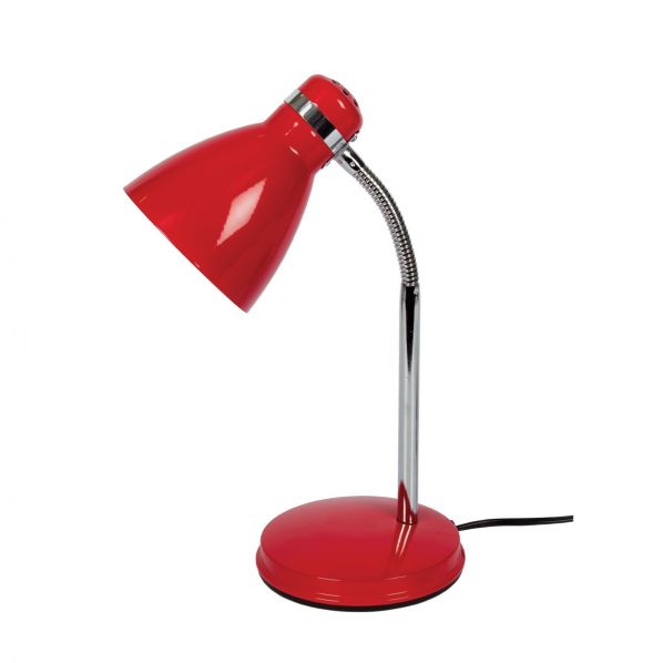 Φωτιστικό γραφείου, E27, MAX 40w, κόκκινο